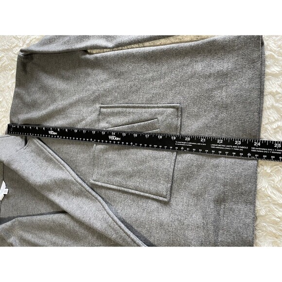Time and Tru Women's Size XXL (20) Open Coatigan Gray With Front Pockets - Picture 10 of 12